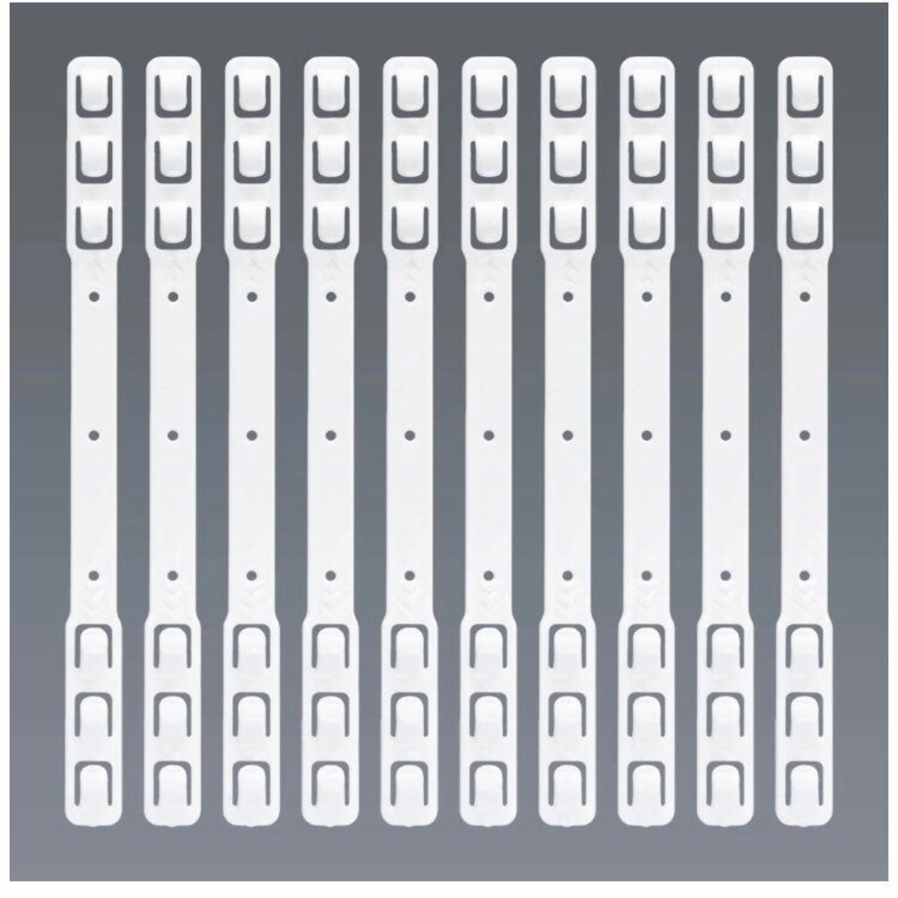 Adjustable Mask Strap Face Mask Holder- 30 pcs total- white